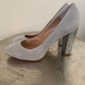 J. Crew Glitter Heel Pump size 9